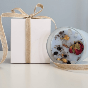 Crystal Gift Candle - Peony, Grapefruit, Musk