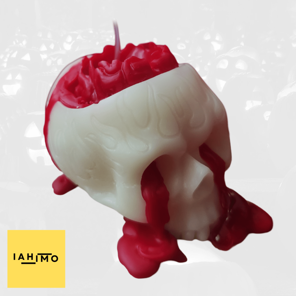 Retro Skeleton Candle – Bold Skull with Unique Aroma