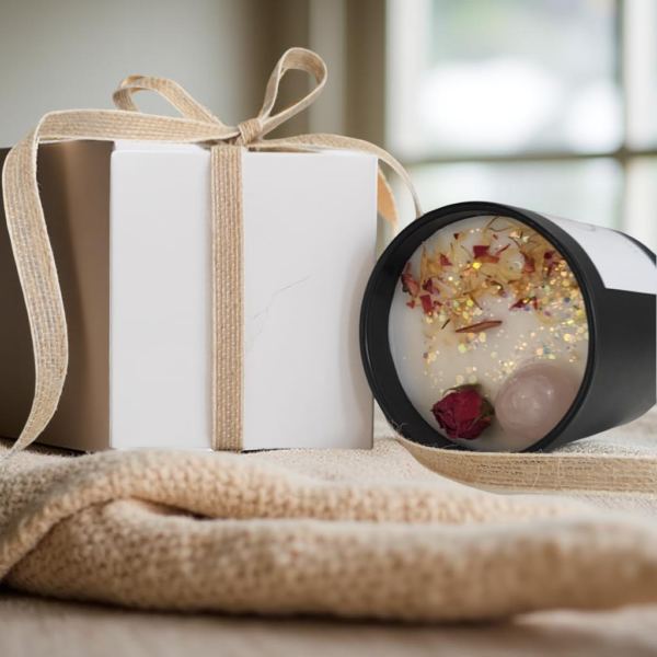 Soy Wax Candle – Freesia Romantic Gift - Image 2