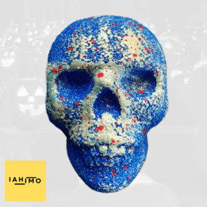 Magic Blue Skull Bath Bomb – Fizzy & Refreshing Scent