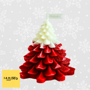 Christmas Red Spark Candle – Tree Shaped Holiday Candle