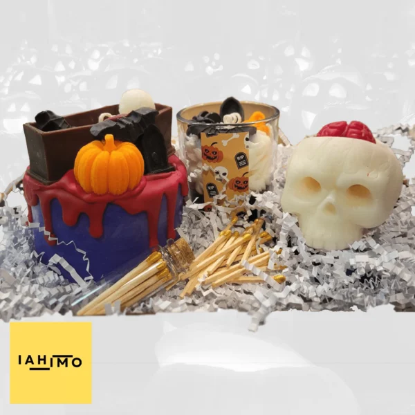 Spooky Glow Box – Halloween Candle & Decor Trio - Image 2