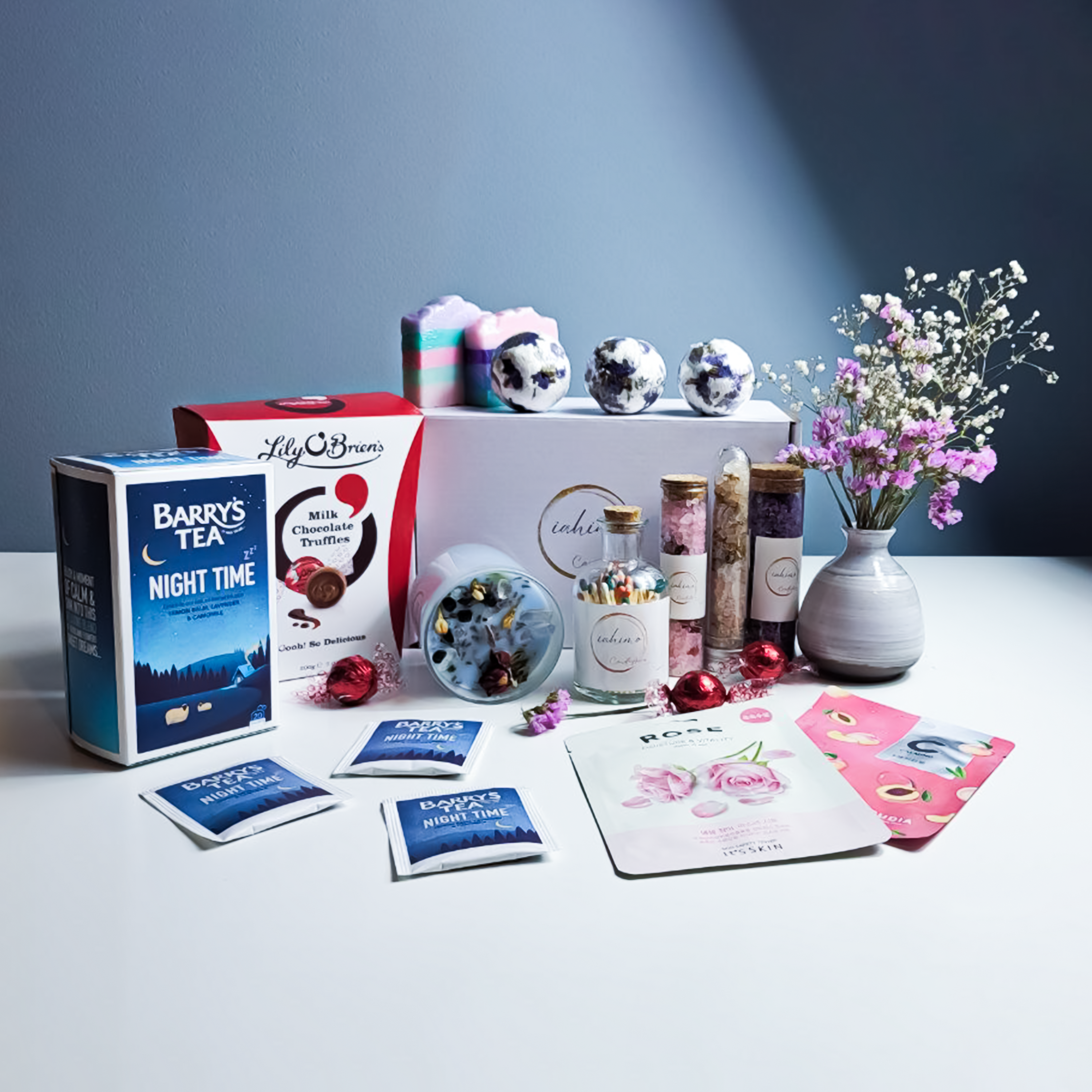 Relaxing Spa Gift Set with Tea