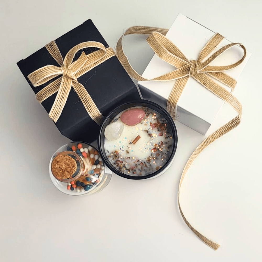 Crystal Candle, Luxury Artisan Candle for Elegant Irish Living
